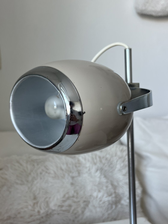 Image 1 of Vintage Oogbol Lamp Beige