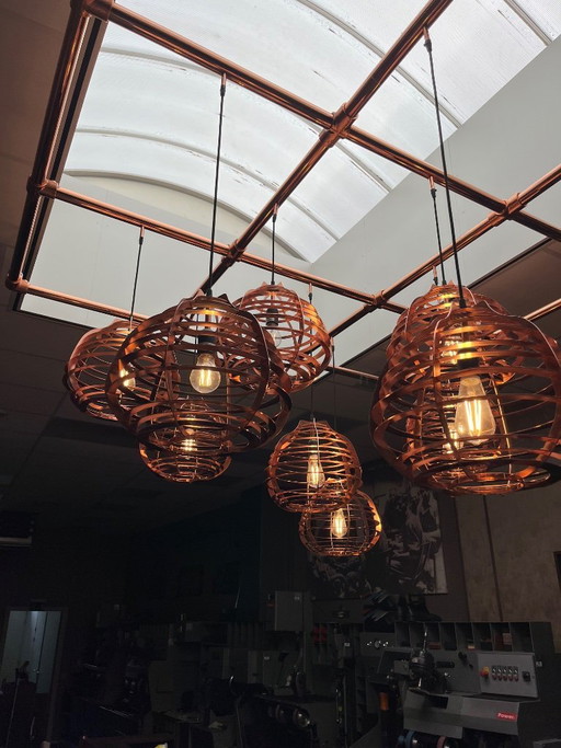 Magnifique lampe suspendue artisanale