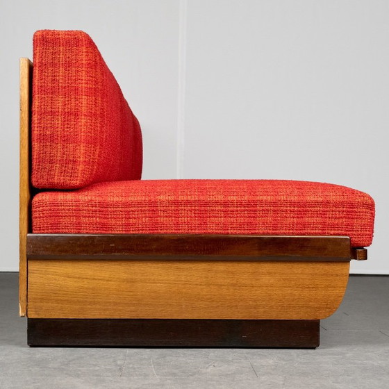 Divano letto Art Déco di Jindřich Halabala per UP Závody, anni '50, Cecoslovacchia (photo 8 of 16)