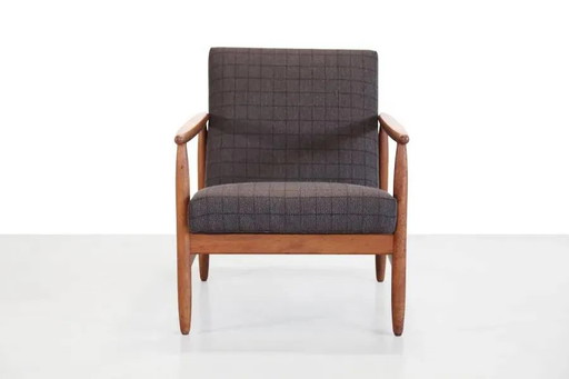 Eichenholzsessel von Ejvind Johansson für FDB Møbler, Modell J65 – Mobler, fauteuils, Mid Century Modern (photo 2 of 8)