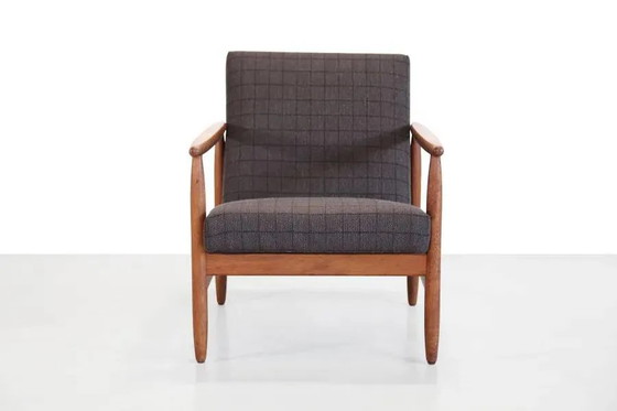 Eichenholzsessel von Ejvind Johansson für FDB Møbler, Modell J65 – Mobler, Mid Century Modern (photo 2 of 8)