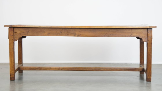 Image 1 of Ancienne table à manger française pour 6 personnes de la fin du 18e siècle