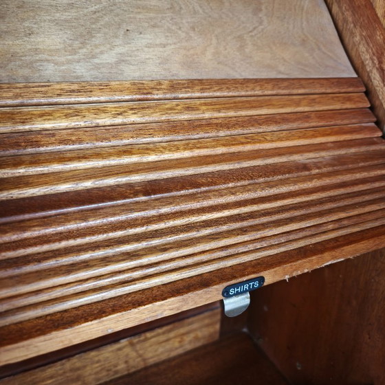 Image 1 of Men's wardrobe from the 1920s by Compactom Ltd in light oak.
