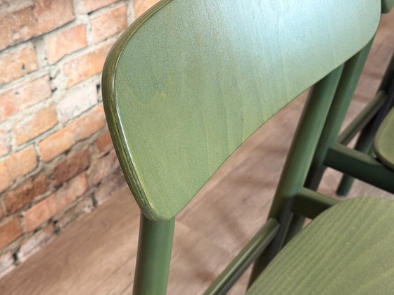 Thonet Stühle 4er Set - Holz | Thonet, Esszimmerstühle, Grün, Modern (Foto 12 von 15)