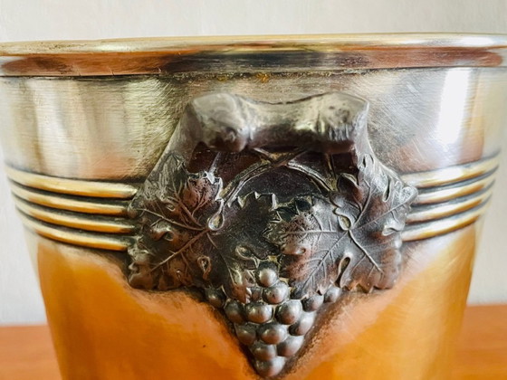 Image 1 of Art Deco Silver Plated Champagne Bucket by Argit, 1920s
