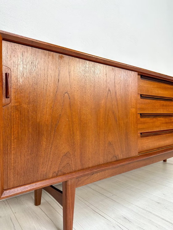 Image 1 of Vintage Minimalistic Danish Teak Sideboard 60s