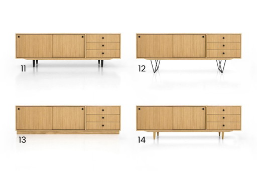 Buffet D-S03 portes coulissantes et 3 tiroirs