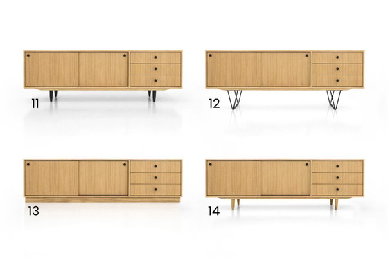 Image 1 of Buffet D-S03 portes coulissantes et 3 tiroirs