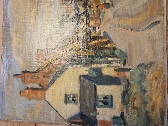 Image 1 of G.H.B. Holland, pintura al óleo sobre lienzo sobre tablero duro