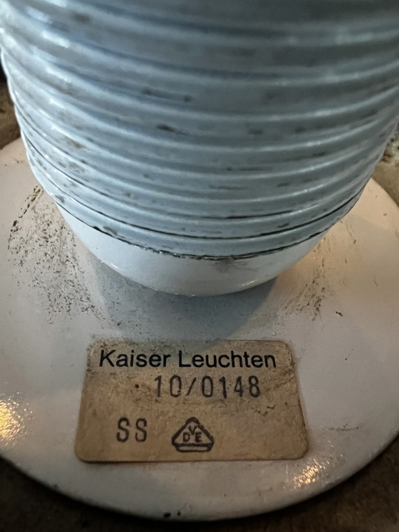 Brutalist XL Table Lamp – Carstens Tönnieshof Style with Kaiser Fixture – Vintage 60s/70s (photo 15 of 15)