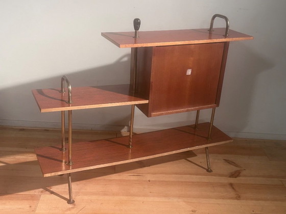Image 1 of Mobile bar/scaffale in stile Mid-Century Modern anni Cinquanta