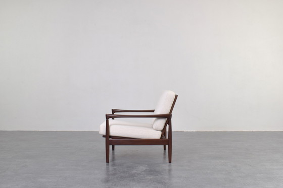 Image 1 of Mid-Century Teak Kolding Lounge Chair by Erik Wørts for IKEA, 1960s