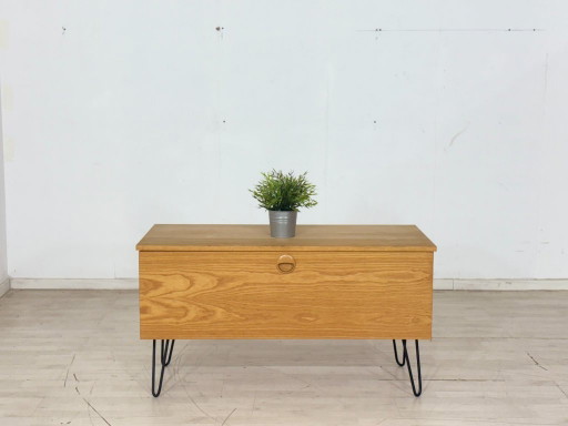 Hellerau dressoir/ladekast serie 427 – design uit het midden van de 20e eeuw