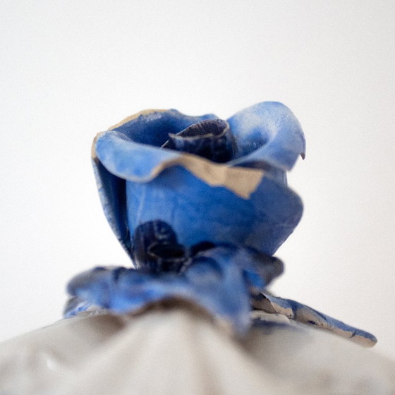 Image 1 of Soupière vintage en céramique italienne, signée Giovannis Filber, style Capodimonte