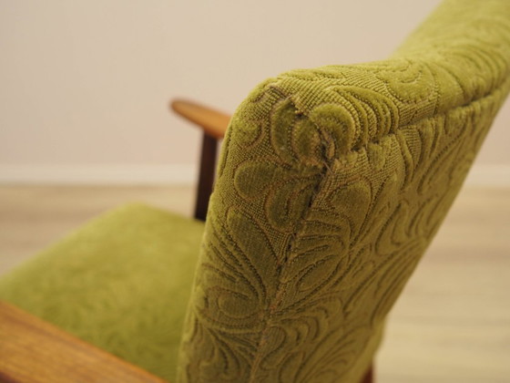 Image 1 of Sillón verde, diseño danés, década de 1960, fabricado en Dinamarca.
