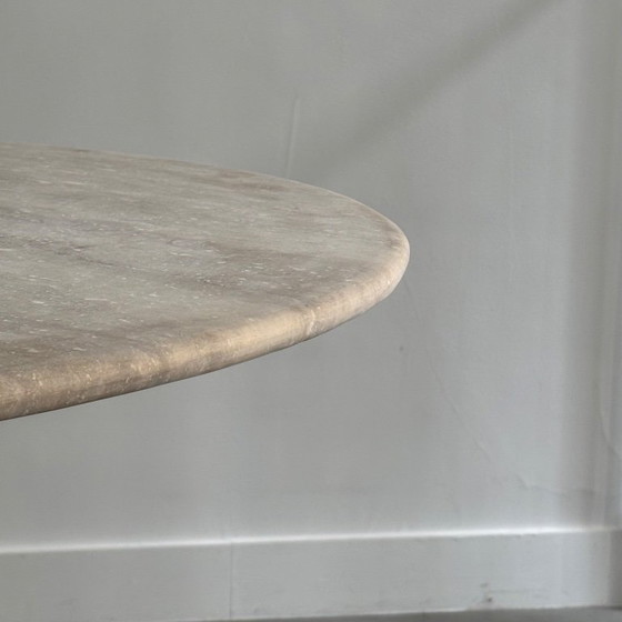 Image 1 of Travertine dining table