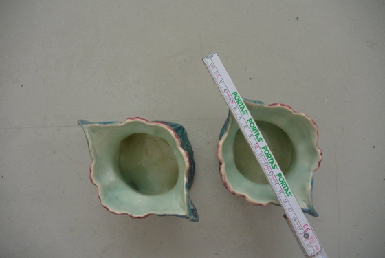 Image 1 of Thulin Pottery - 2 Vazen - #288 - Earthenware - Pair of Art Deco Vases