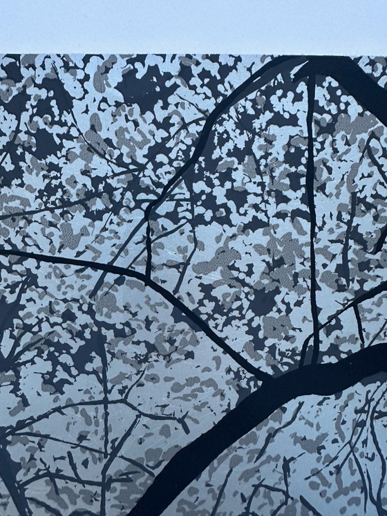 Image 1 of Jan Hendrix screen printing trees (2 pieces)