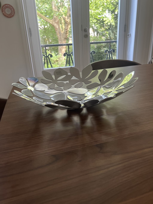 IKEA rvs schaal ongeveer 36 cm doorsnede 