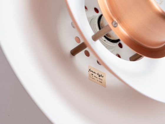 Vintage Copper Pendant Lamp by Form-Light, Danish Mid-Century Modern Lighting, 1960s Scandinavian Design (photo 9 of 11)