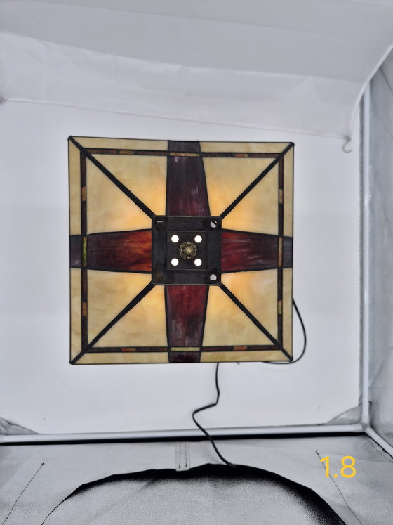 Image 1 of Beautiful new Tiffany-style table lamp 50x30