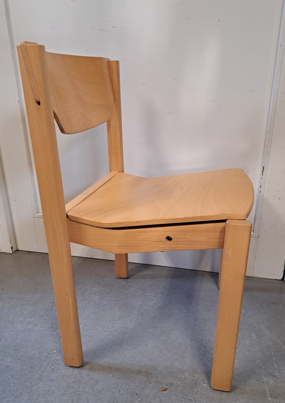 Image 1 of 6 sedie di design danese, impilabili.