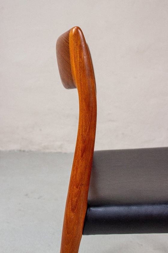 6 sedie Niels O. Möller modello 77 in teak danese, vintage anni '60 – Niels Otto Møller, Sedie da pranzo (photo 11 of 21)