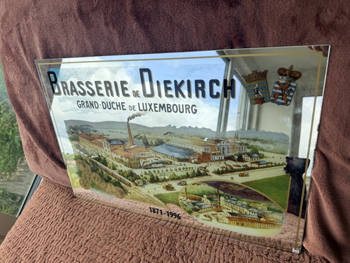 Reclamespiegel van de Luxemburgse brouwerij Diekirch – Glass (photo 2 of 7)