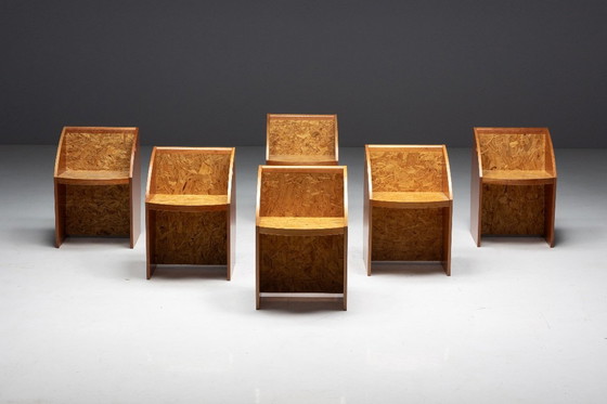 Image 1 of Postmoderne Geometrische Stühle, Italien, 1980er Jahre