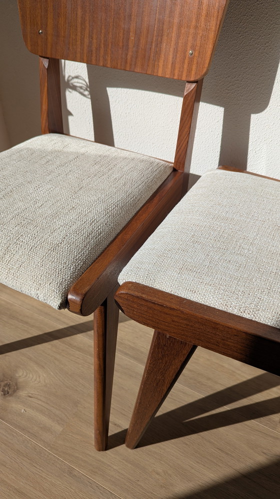 Image 1 of Set di sedie da pranzo vintage danesi in teak