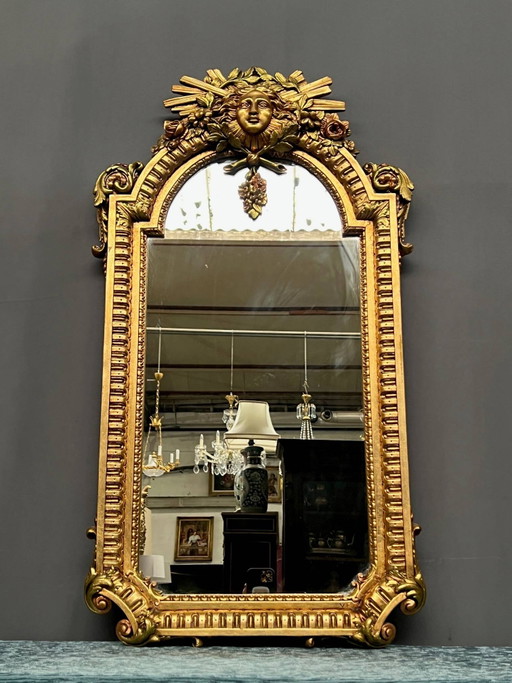 Vincenzo Fancelli – Franklin Mint. Miroir de créateur de style Louis XIV. – spiegels (photo 2 of 9)