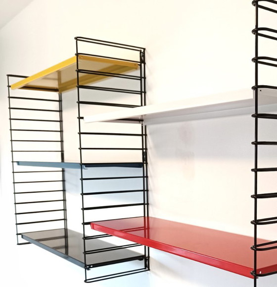 Tomado Wall Unit With Metal Shelves By A. Dekker – Shelving unit, Vintage (photo 5 of 7)