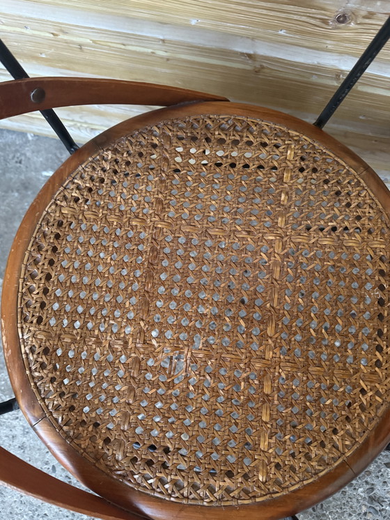 Image 1 of 5 x vintage bistro stoelen