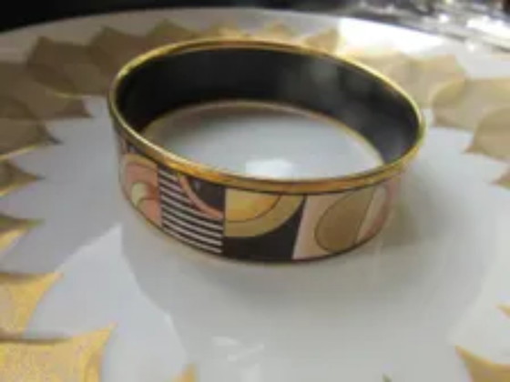 Modernist Michaela Frey Gold Plated Bracelet/Bangle, Modern Art Collection 80's – Decorative Objects, Metal (photo 4 of 8)