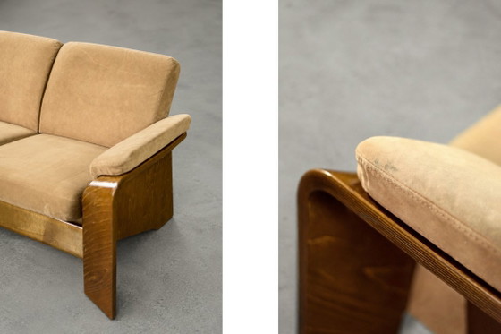 Image 1 of Mid-Century Norwegian Modern Pegasus 2-Seater Sofa with Low Back from Ekornes, 2000s