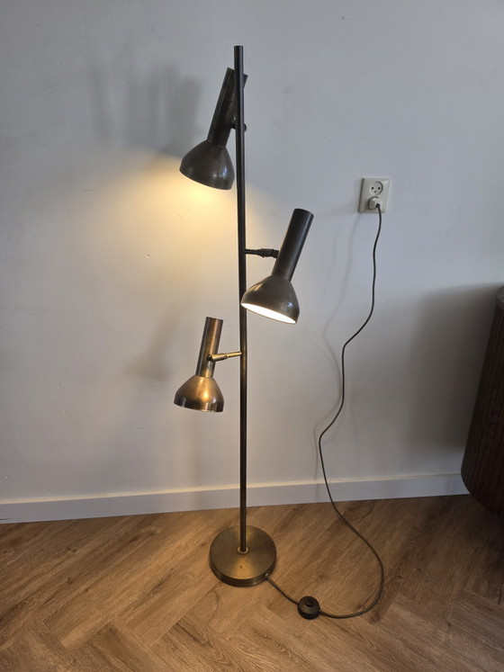 Cosack Leuchten 3 Spots Lampe Vintage Space Age – Lampadaires, Metal, Brass (photo 7 of 7)