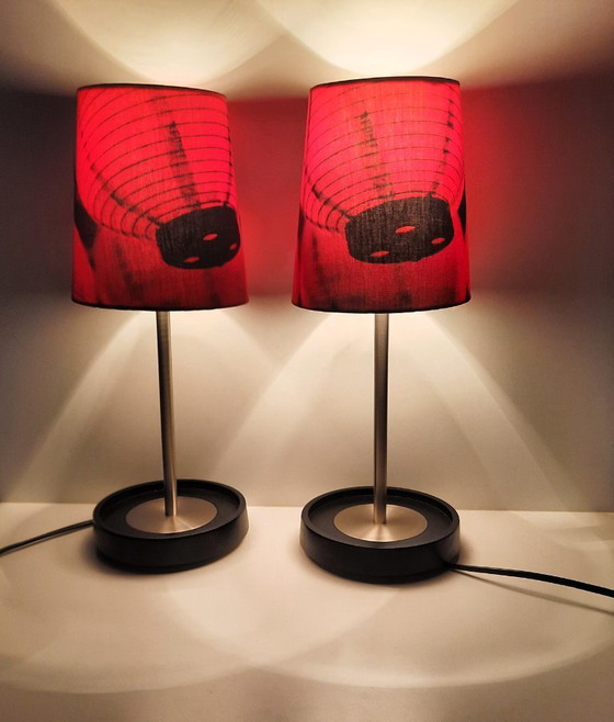 Image 1 of Set of 2 Vintage IKEA table lamps – Design Wiebke Braasch (1990s)