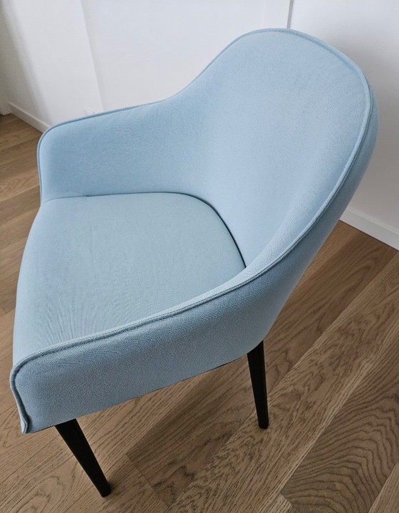 Image 1 of Paire Vitra softshell bleu glacier
