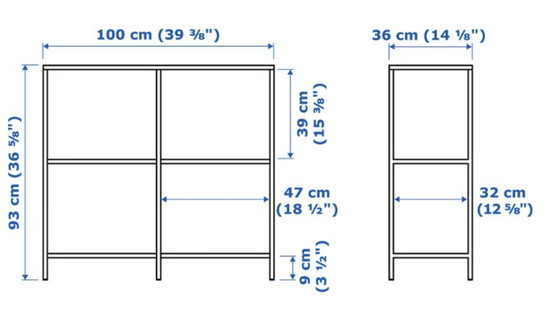 Image 1 of Regalschrank schwarzbraun - Ikea vittsjö