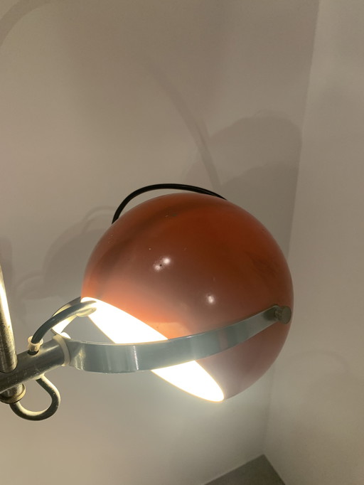 Anvia gewölbte Wandlampe - 70er Jahre