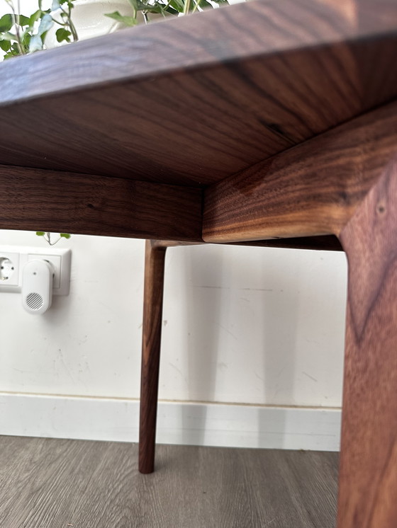 Image 1 of Scandinavian Design Walnut Side Table