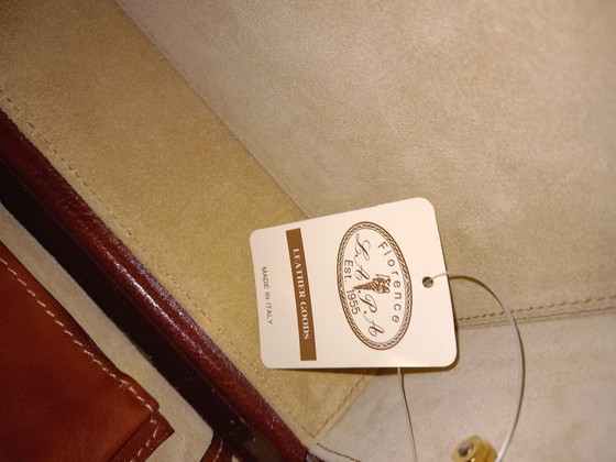 Image 1 of Elegante valigetta vintage in pelle italiana