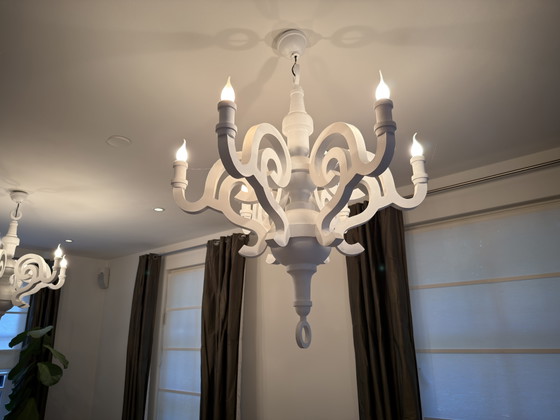 Image 1 of 2x moooj lampen paper chandelier 105-80