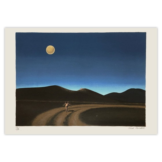 Image 1 of Fred ZELLER Fuite en avant Lithographie signée 1975