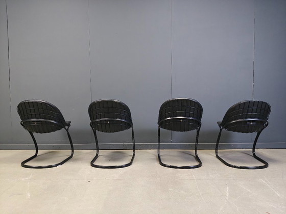 Image 1 of Gastone Rinaldi Esszimmerstühle „Pascale“, 1970er Jahre – 4er-Set