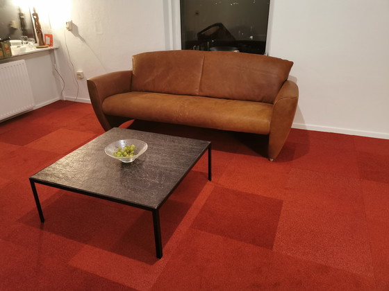 Image 1 of 1 zweisitziges Sofa Jori aus Rindsleder; Farbe Cognac