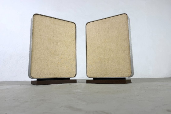 Bertagni (BES) Geostatic speakers, model D60 - 1970s. – Decorative Objects, Wood (photo 9 of 10)