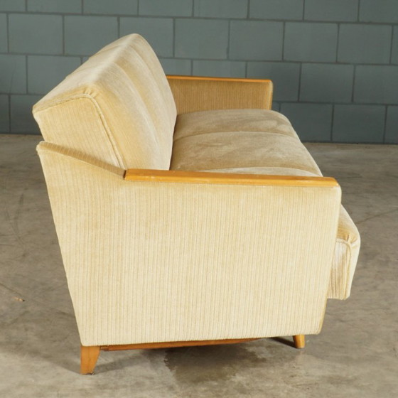 Canapé-lit vintage avec fauteuil – années 1960 – Coins salon, Velvet, Wood (photo 11 of 34)