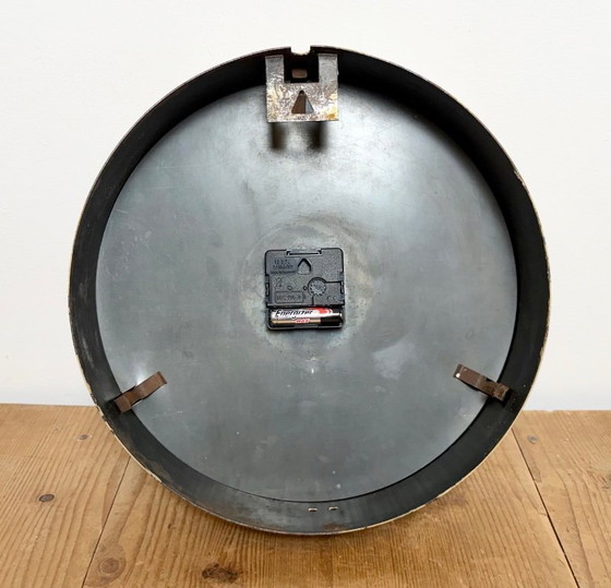 Image 1 of Beige Industriewanduhr von Siemens, 1950er Jahre