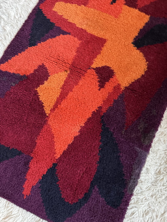 Image 1 of Skandinavischer Pop-Art-Teppich aus den 1970er Jahren